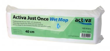 Activa Just Once Wet Mop engångsmopp 40 cm