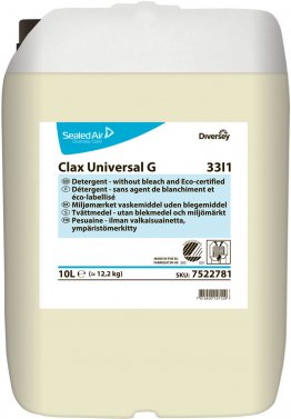 Artikel No. 44008 Clax Universal PE Tvättmedel 10L Diversey