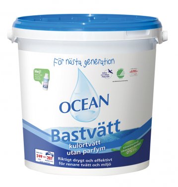 Artikel No. 44102 Ocean Bastvätt Kulör Oparfym Hink 6,2kg