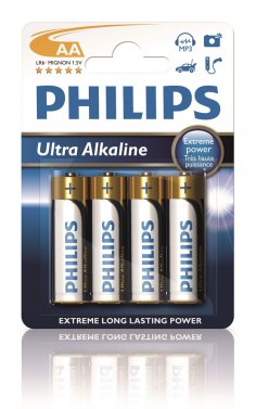 Batteri LR6 (AA) 4-pack Philips