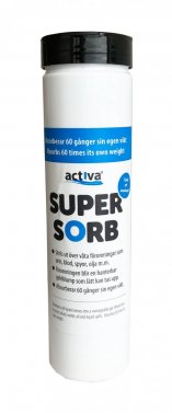 Activa SuperSorb 350g Förp6st/krt 24st/krt PrisinfoPris / st Prisgrupp90 DoseringKoncentrat pH-värde