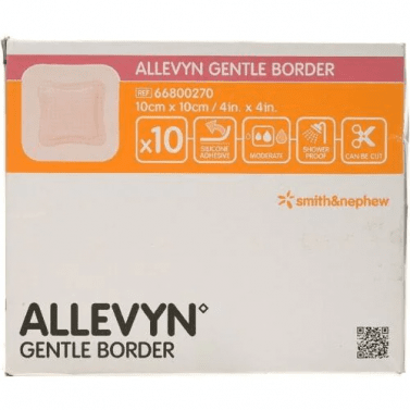 Allevyn Gentle Border 10x10 cm - 10 st