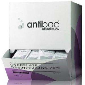 Antibac ytdesinfektionsservett utan tensid singelpack