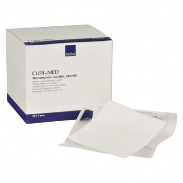 Curi-Med nonwovenkompress 4-lags steril 2-pack 10x10cm 100
