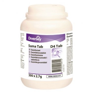 D3001 Suma D4 Tab desinfektionstablett - 300 st