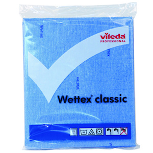 Wettex Classic Blå 18x20 cm - 10 st Artikelnr S1086 Varumärke Wettex Innehåll 10-pack Enhet st