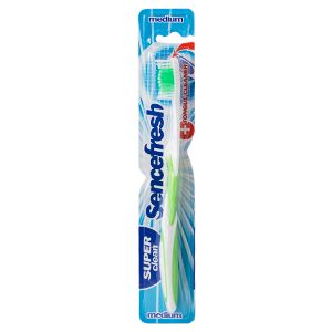 Scencefresh tandborste Super clean medium Artikelnr E2453 Varumärke Sencefresh Innehåll 1 st Enhet st