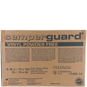 Kartong Vinylhandske Semperguard XL - 900 st