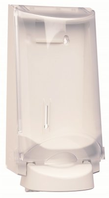 Dispenser vit med transparent kåpa 2,5L